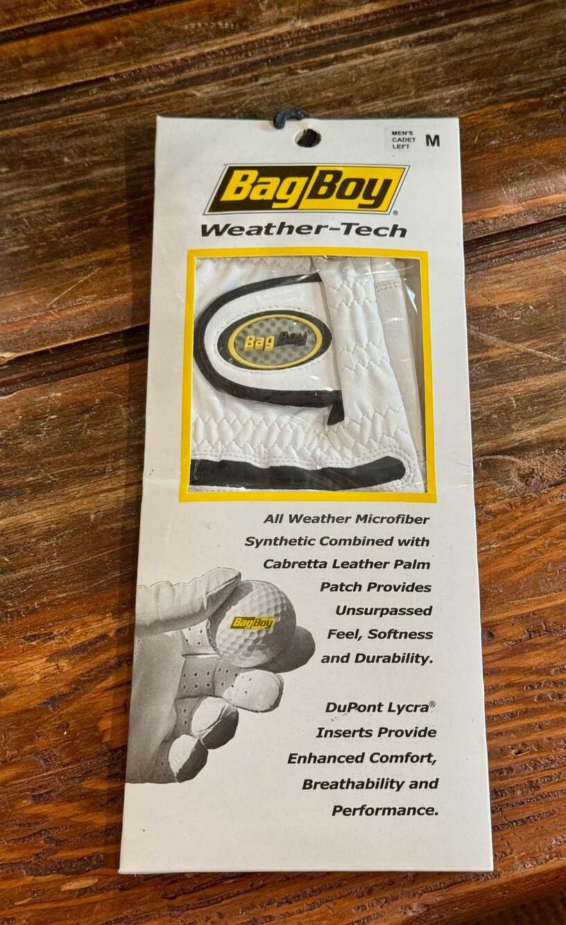 BagBoy Weather-Tech Men's Cadet Left Golf Glove, Medium